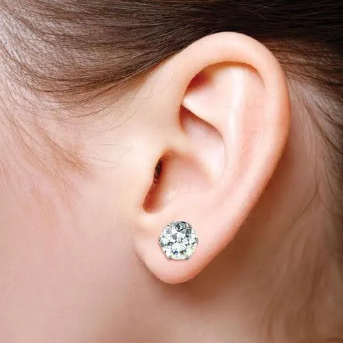 0.25-2.00 CT Round Cut Diamonds - Stud Earrings