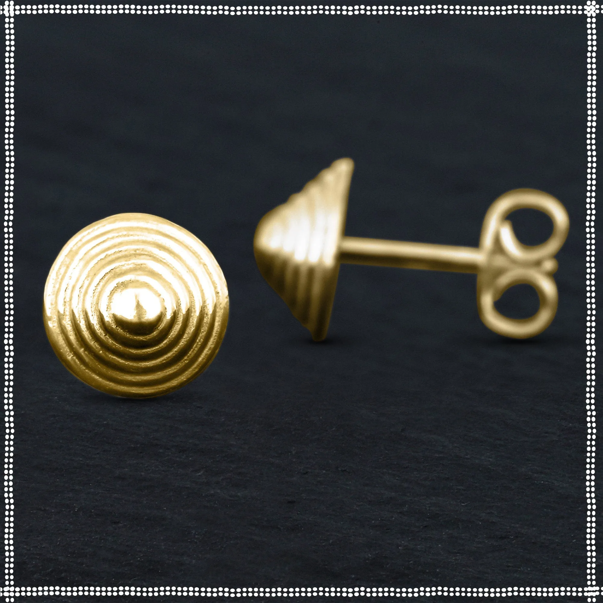 14k Gold Minimalist Earrings | Chakra