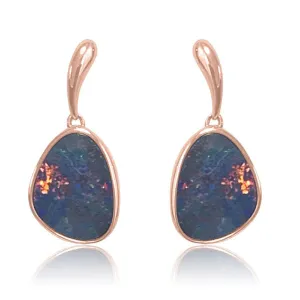 14kt Rose Gold Opal dangling earrings