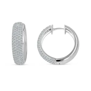 14KW RD1.011CT Diamond Earrings (118E11495W-HP)