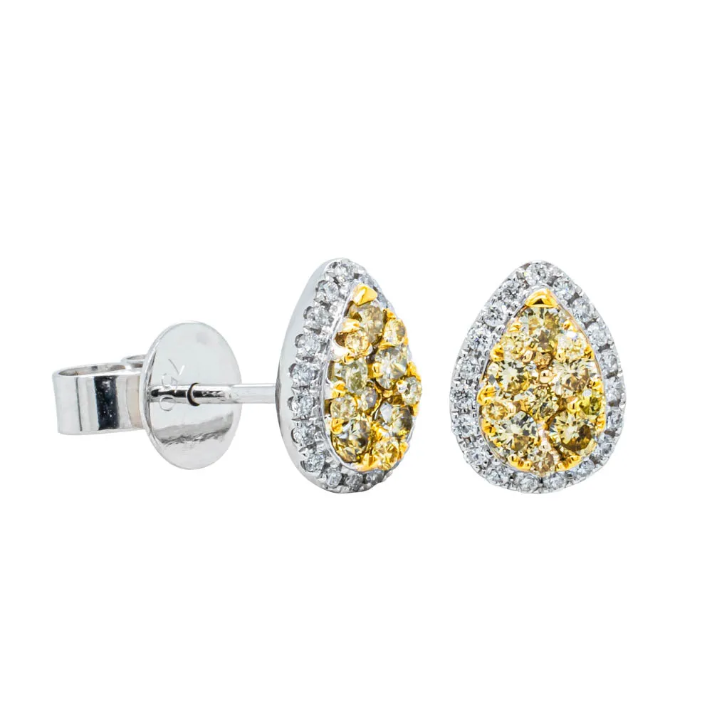 18ct White Gold .57ct Diamond Earrings