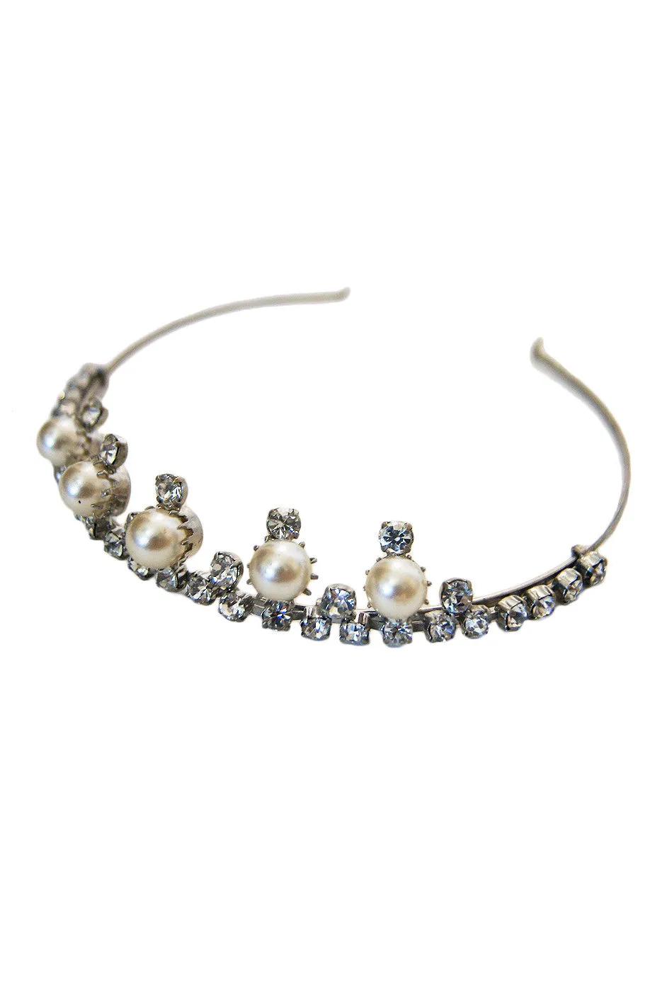 1920s Pearls & Rhinestone Tiara