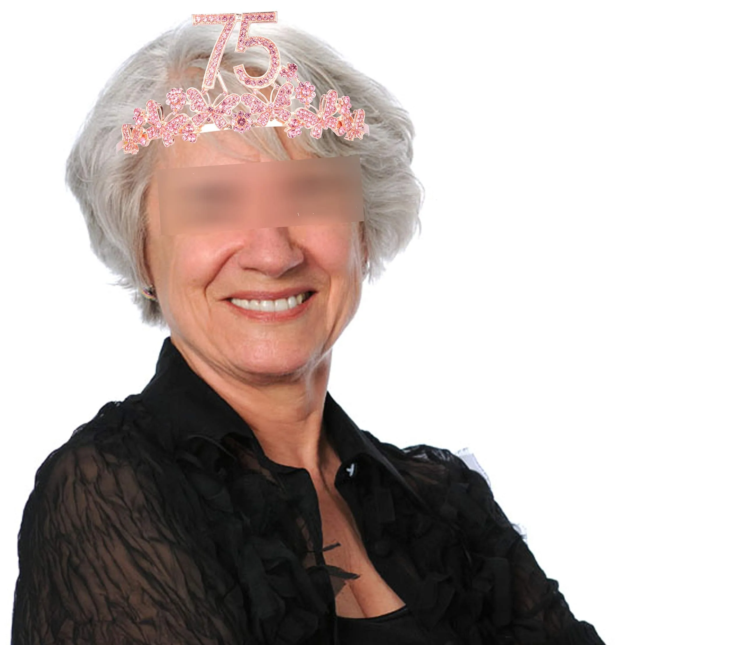 75th Birthday Gifts for Women, 75th Birthday Tiara and Sash, Its My 75th Birthday Sash