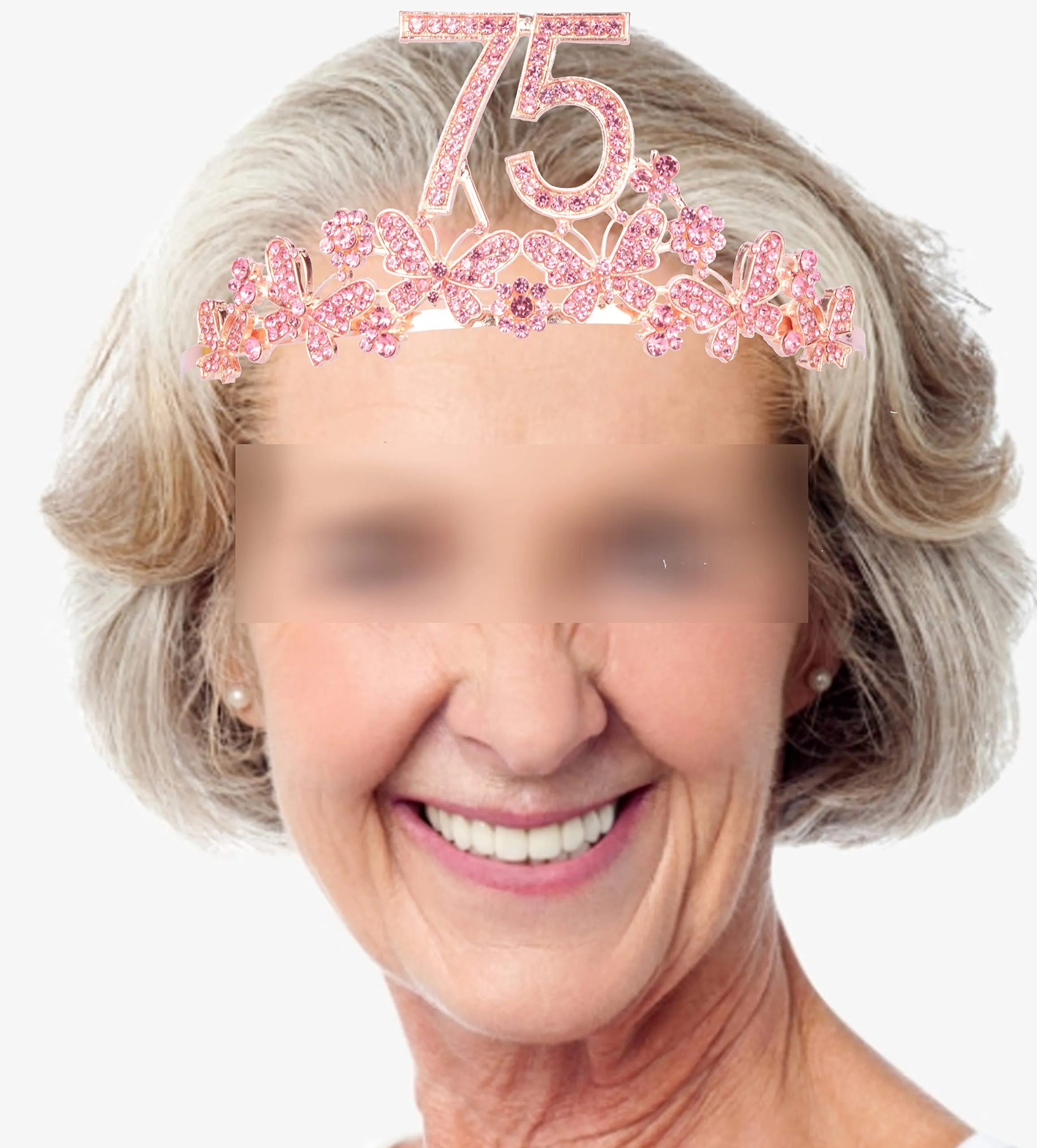 75th Birthday Gifts for Women, 75th Birthday Tiara and Sash, Its My 75th Birthday Sash