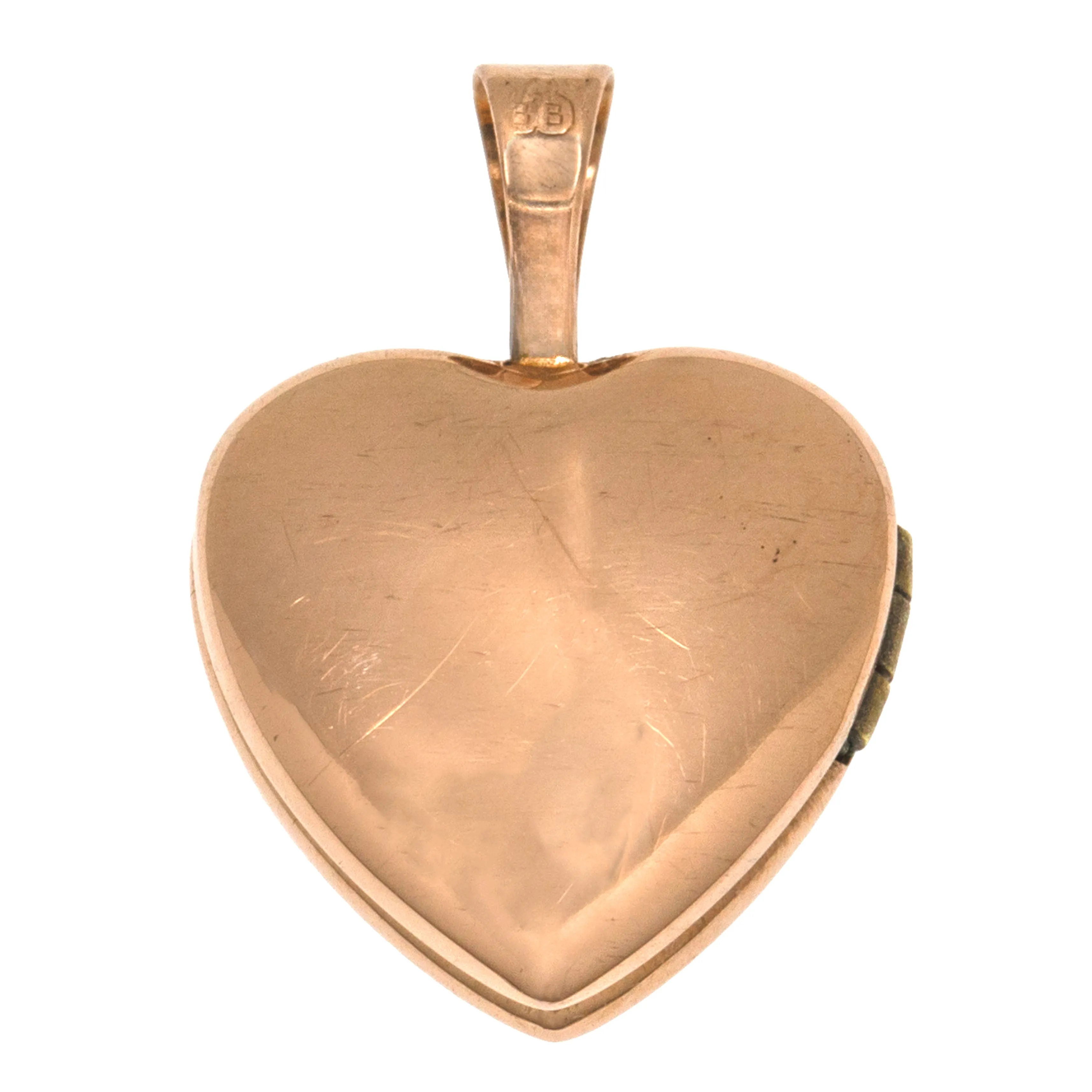 9ct Gold Diamond Heart Locket