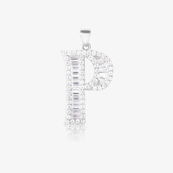 Alphabet P Unisex Locket