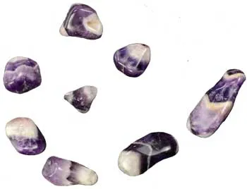 Amethyst, Chevron - Tumbled