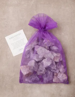 Amethyst Crystal Bath Stones