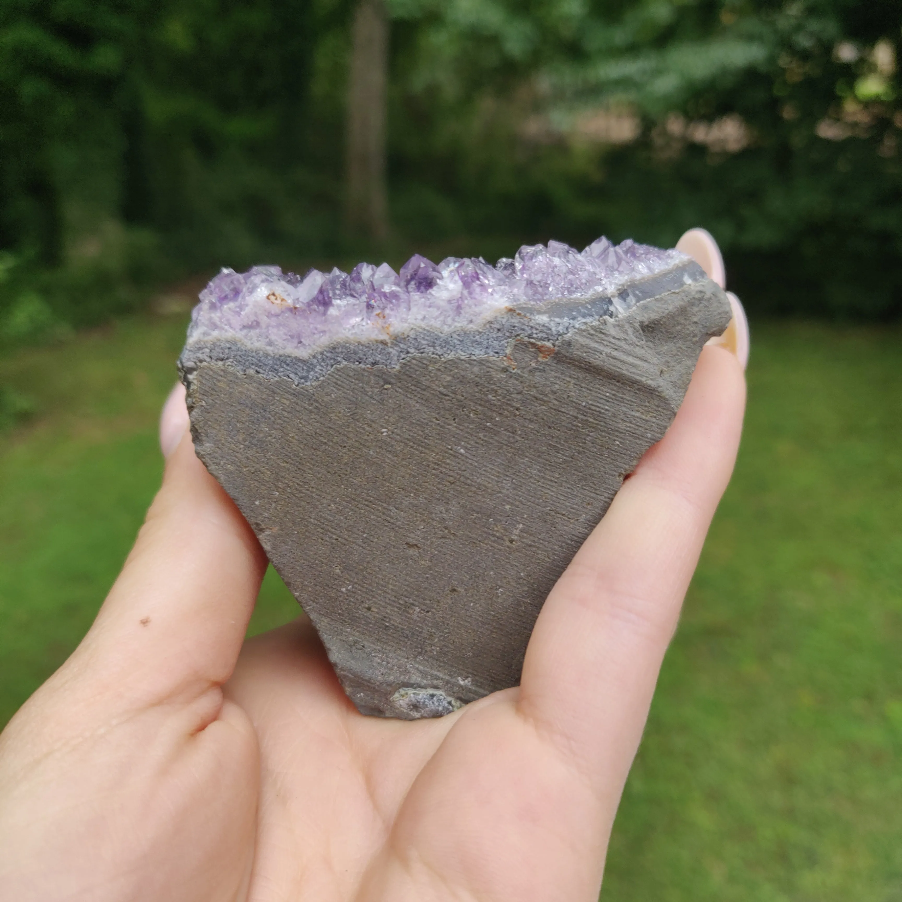 Amethyst Geode Free Form, Cut Base (#23)