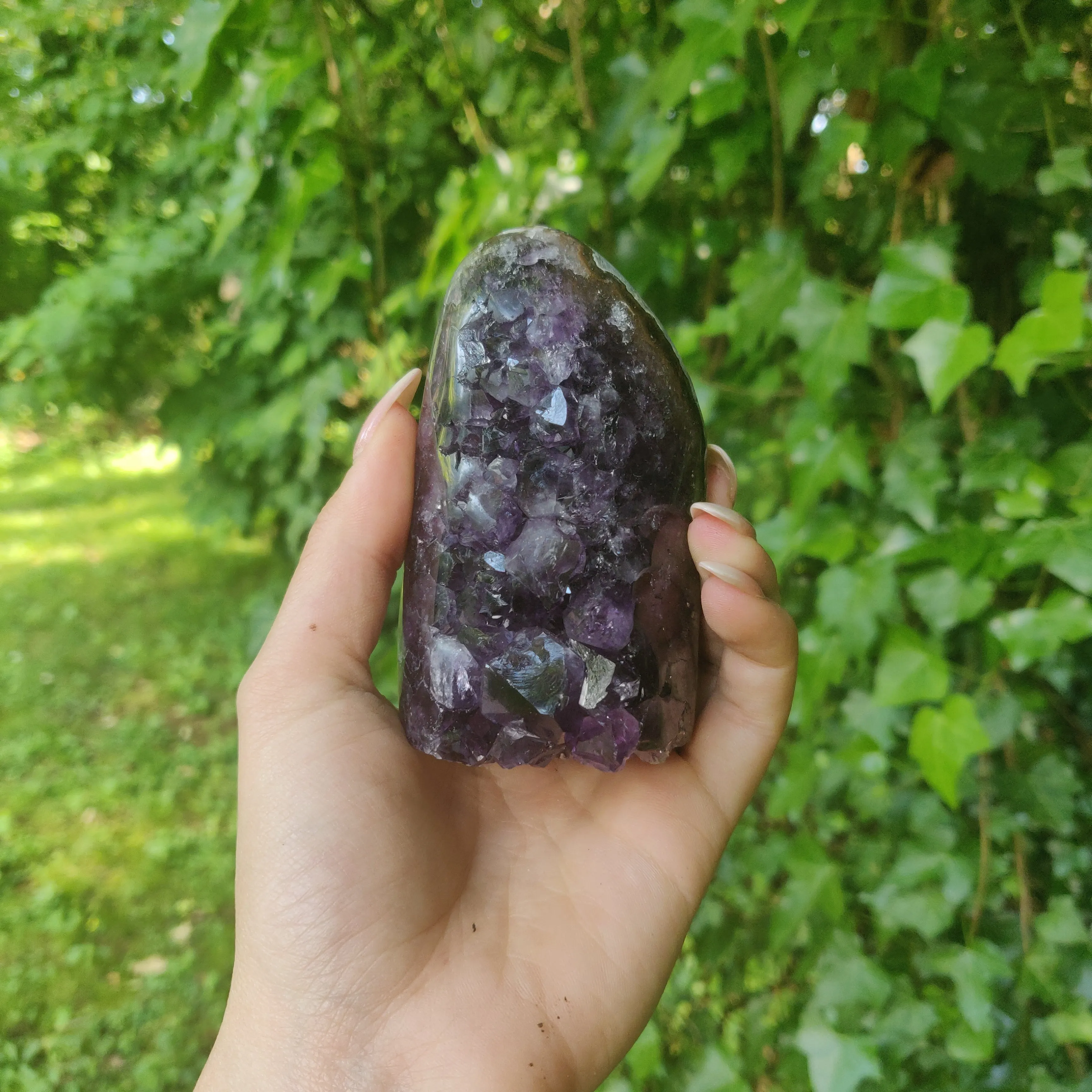 Amethyst Geode Free Form, Polished (#3)