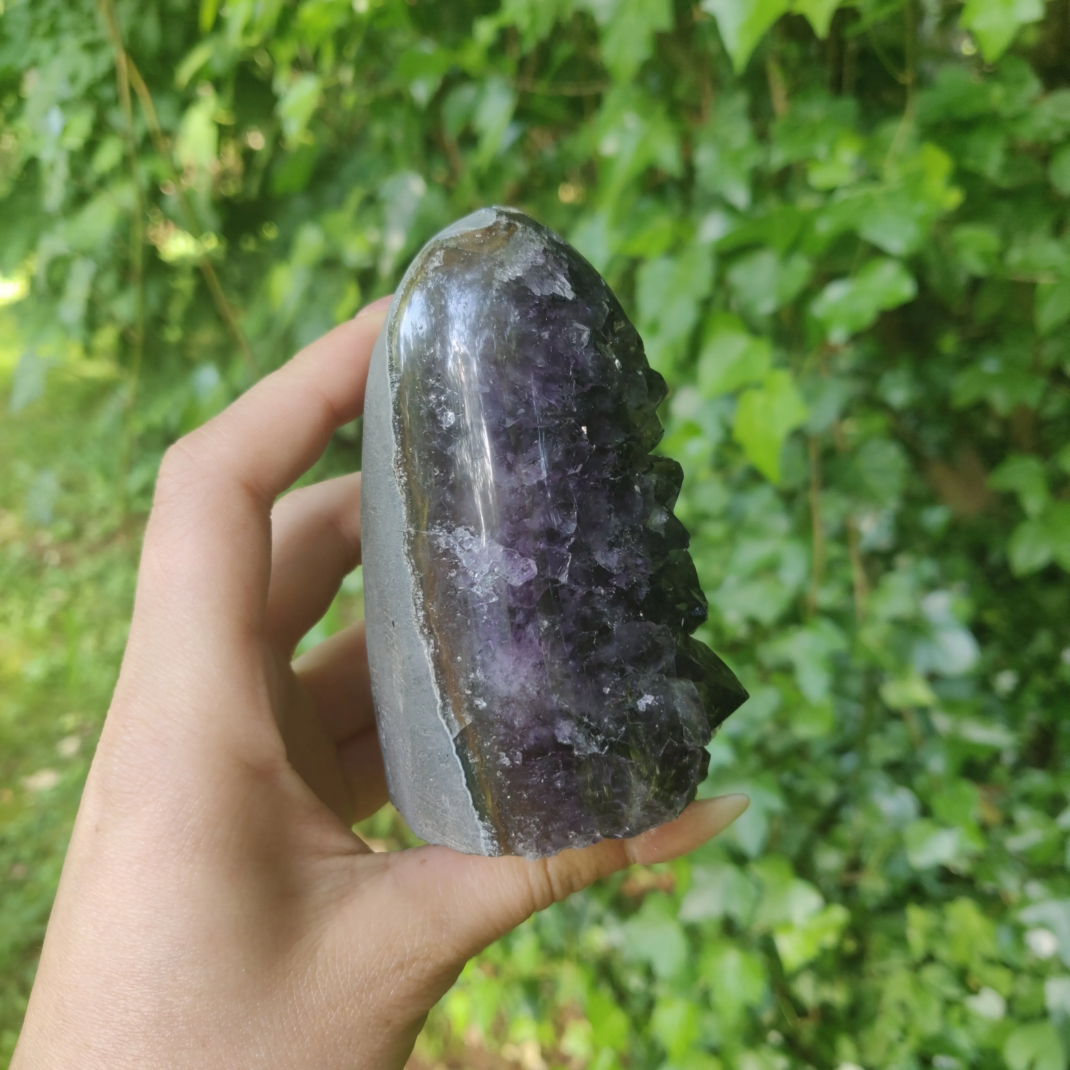 Amethyst Geode Free Form, Polished (#3)