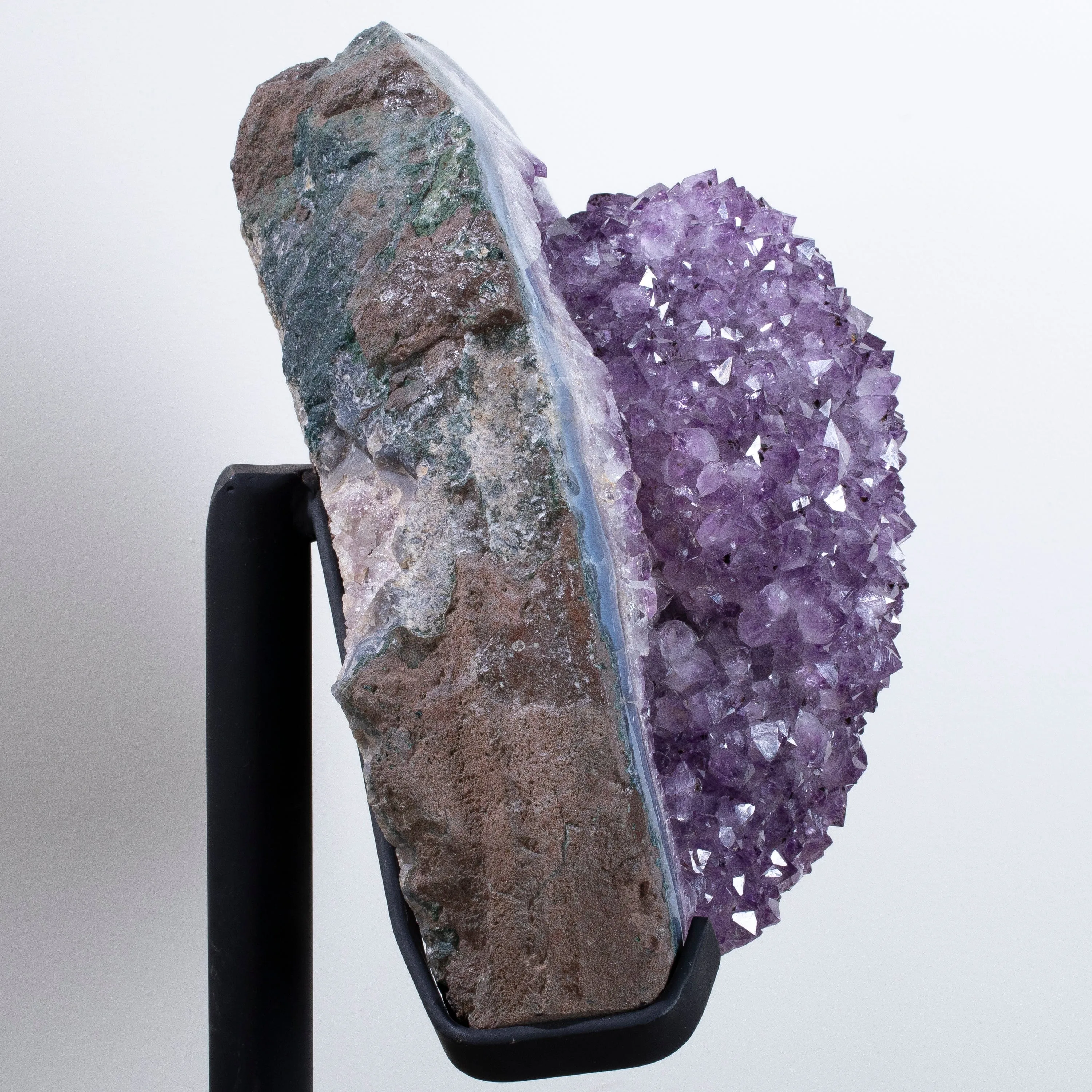 Amethyst Geode from Brazil on Custom Stand- 27" / 72 lbs