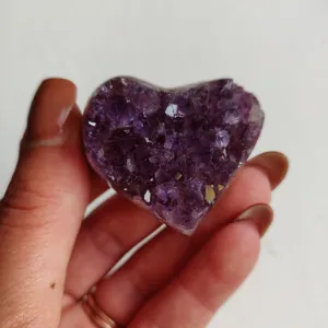 Amethyst Geode Heart (#G2)