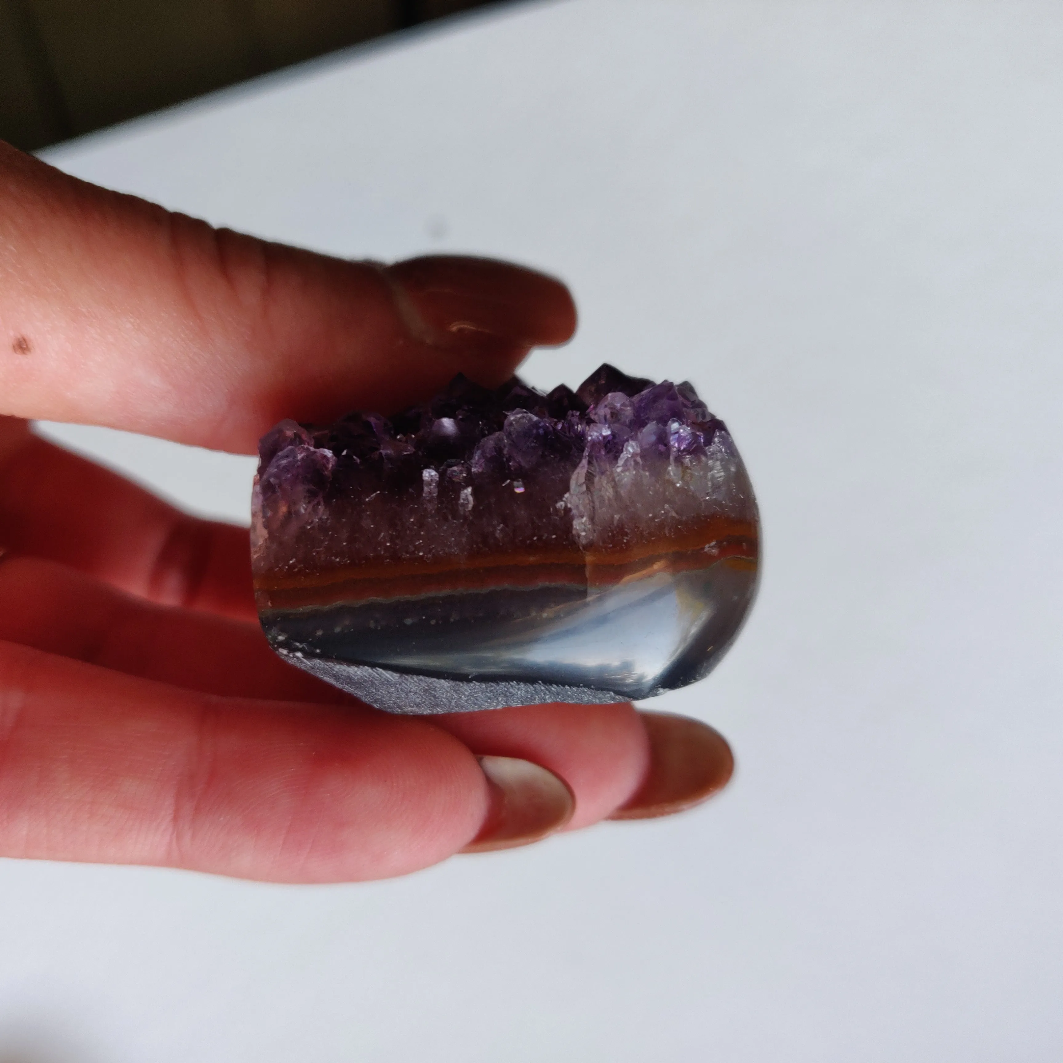 Amethyst Geode Heart (#G2)