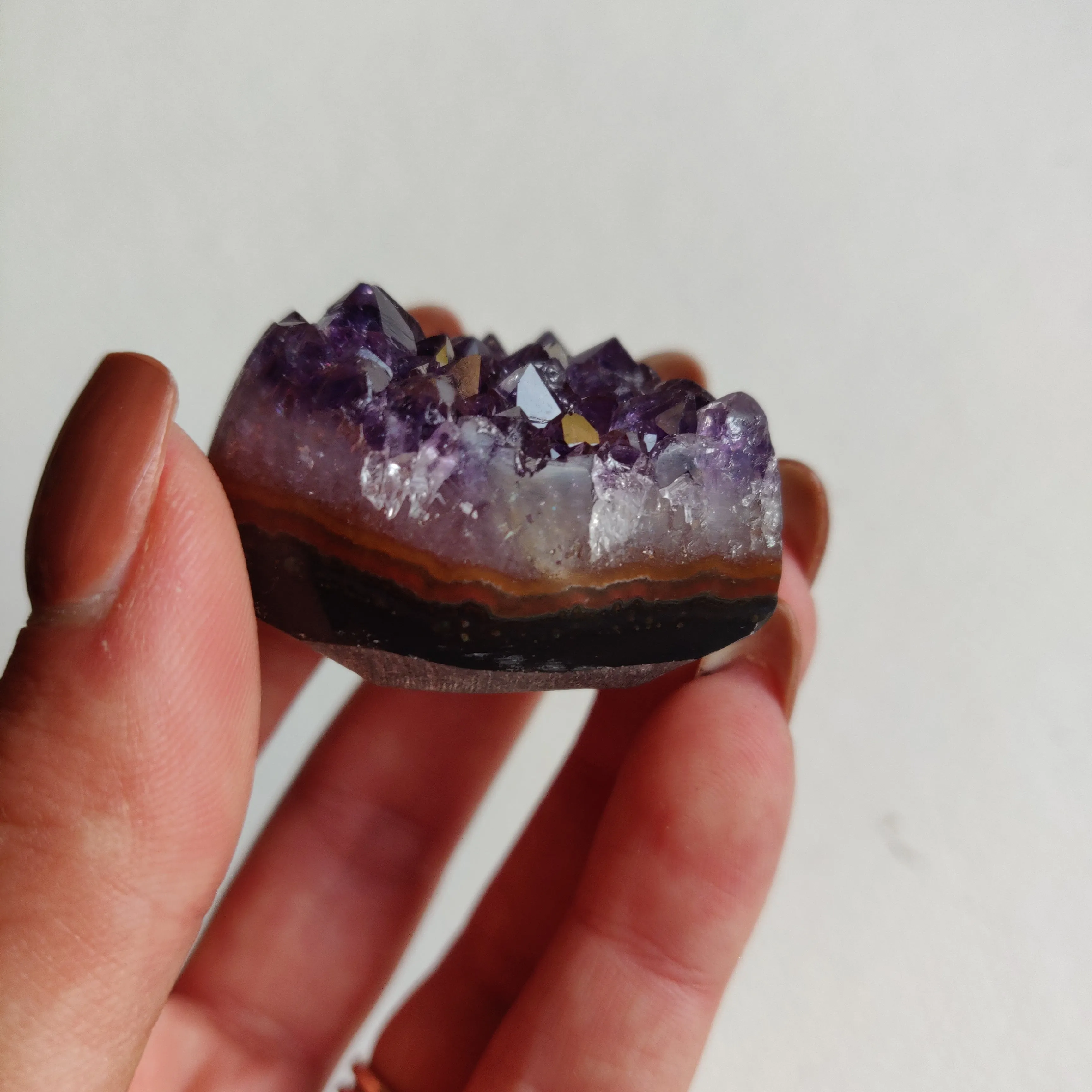 Amethyst Geode Heart (#G2)