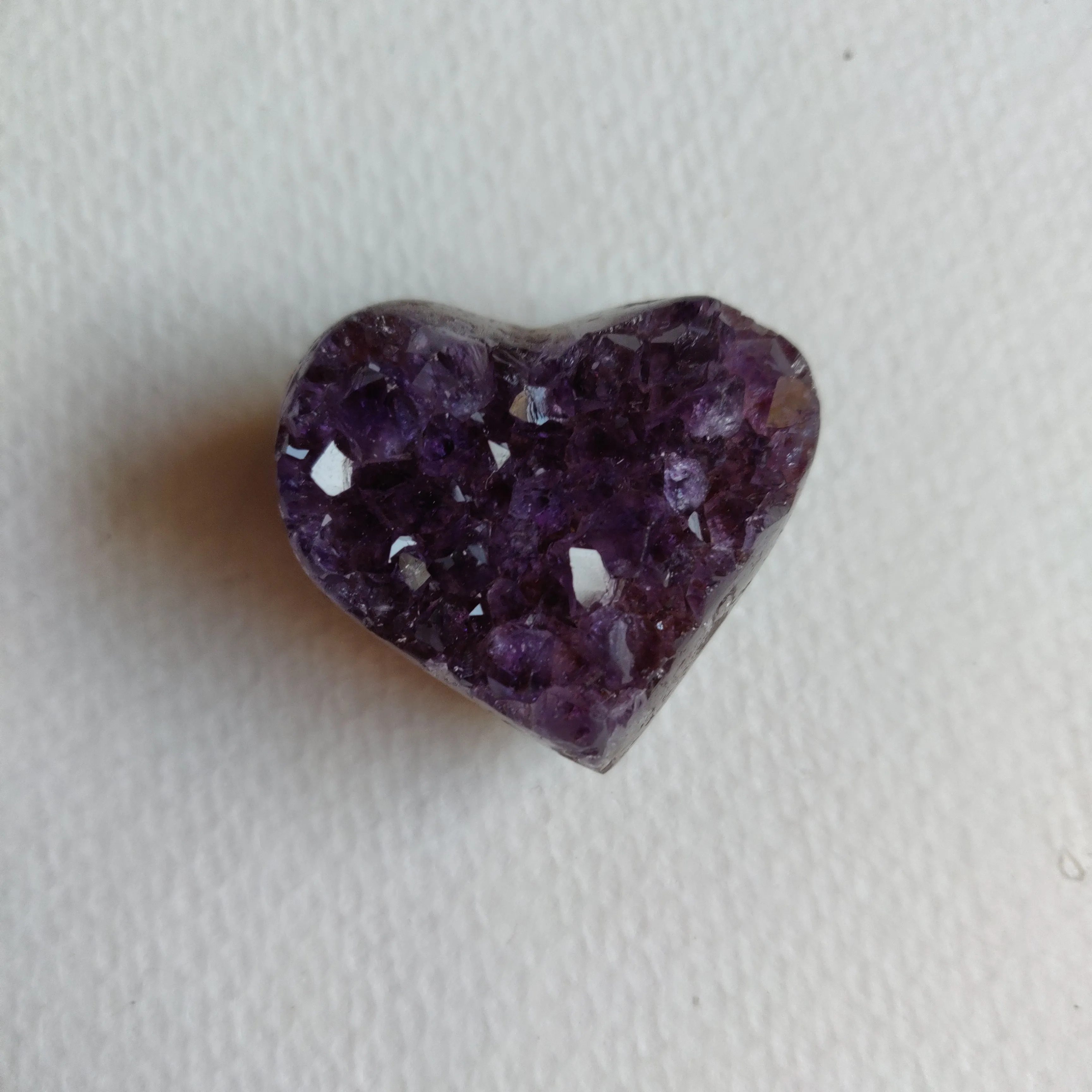 Amethyst Geode Heart (#G2)