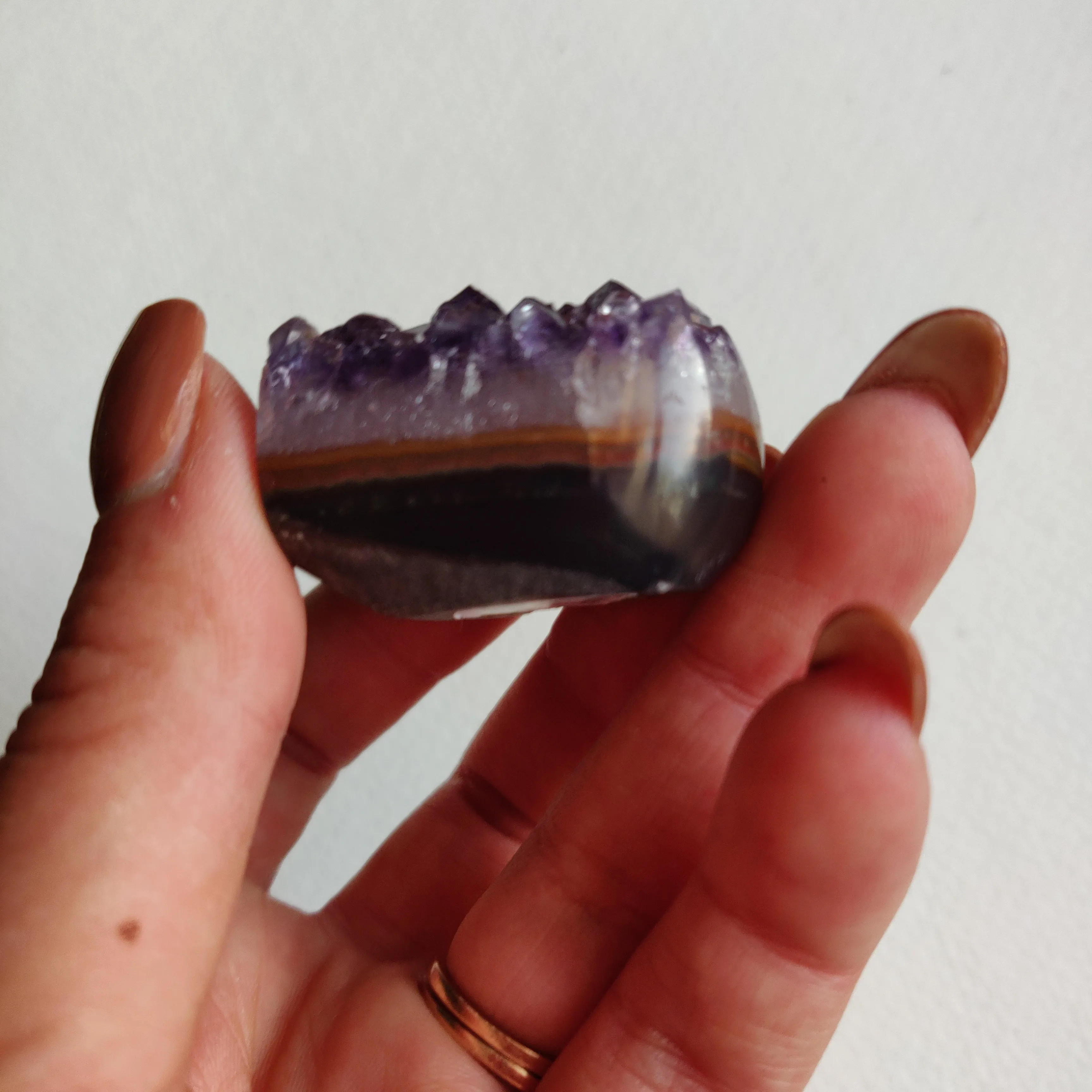 Amethyst Geode Heart (#G2)