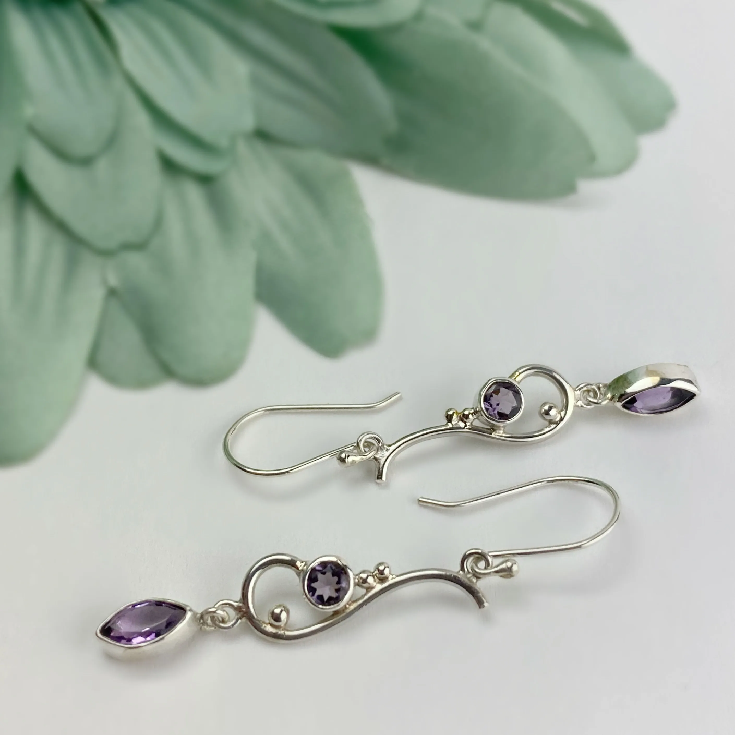 Amethyst Melody Earrings - VE258AM