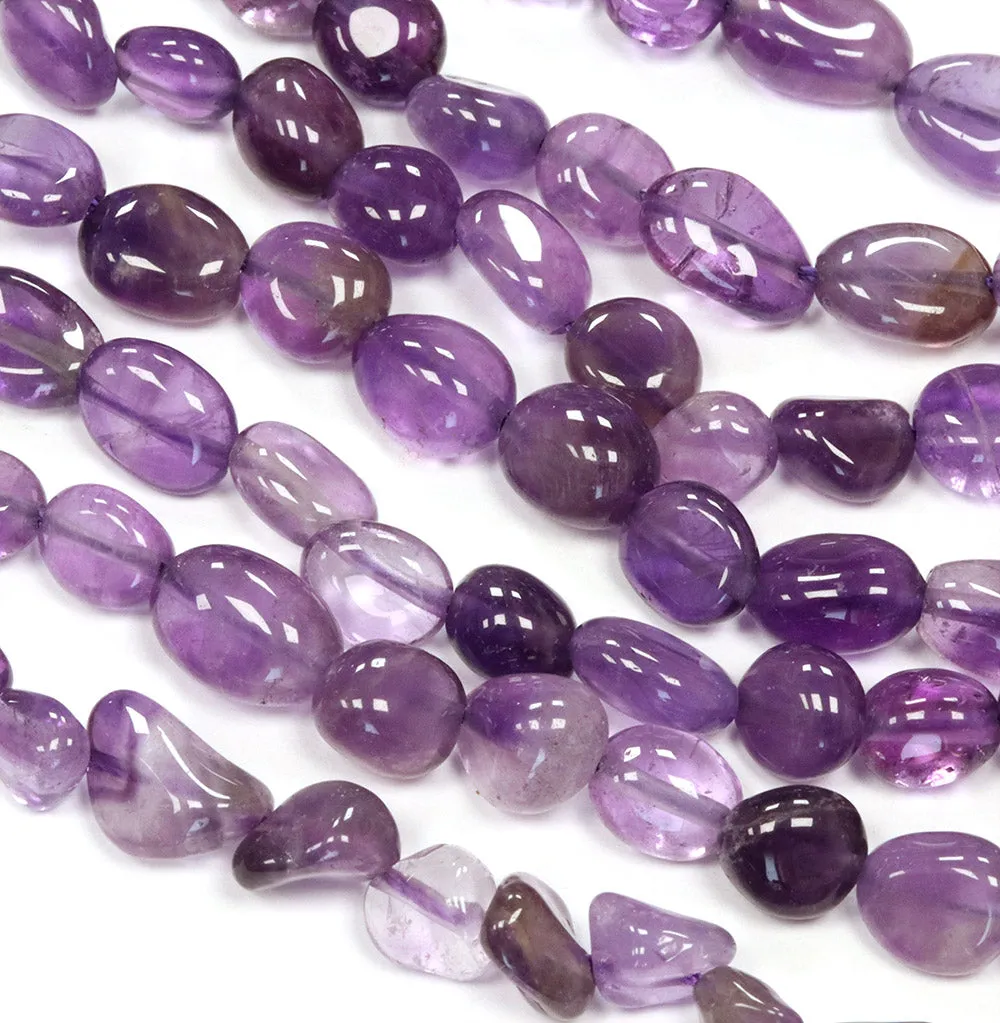 Amethyst Nuggets 5-9mm - String of 35cm