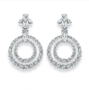 Anastasia 03 Diamond White Earrings