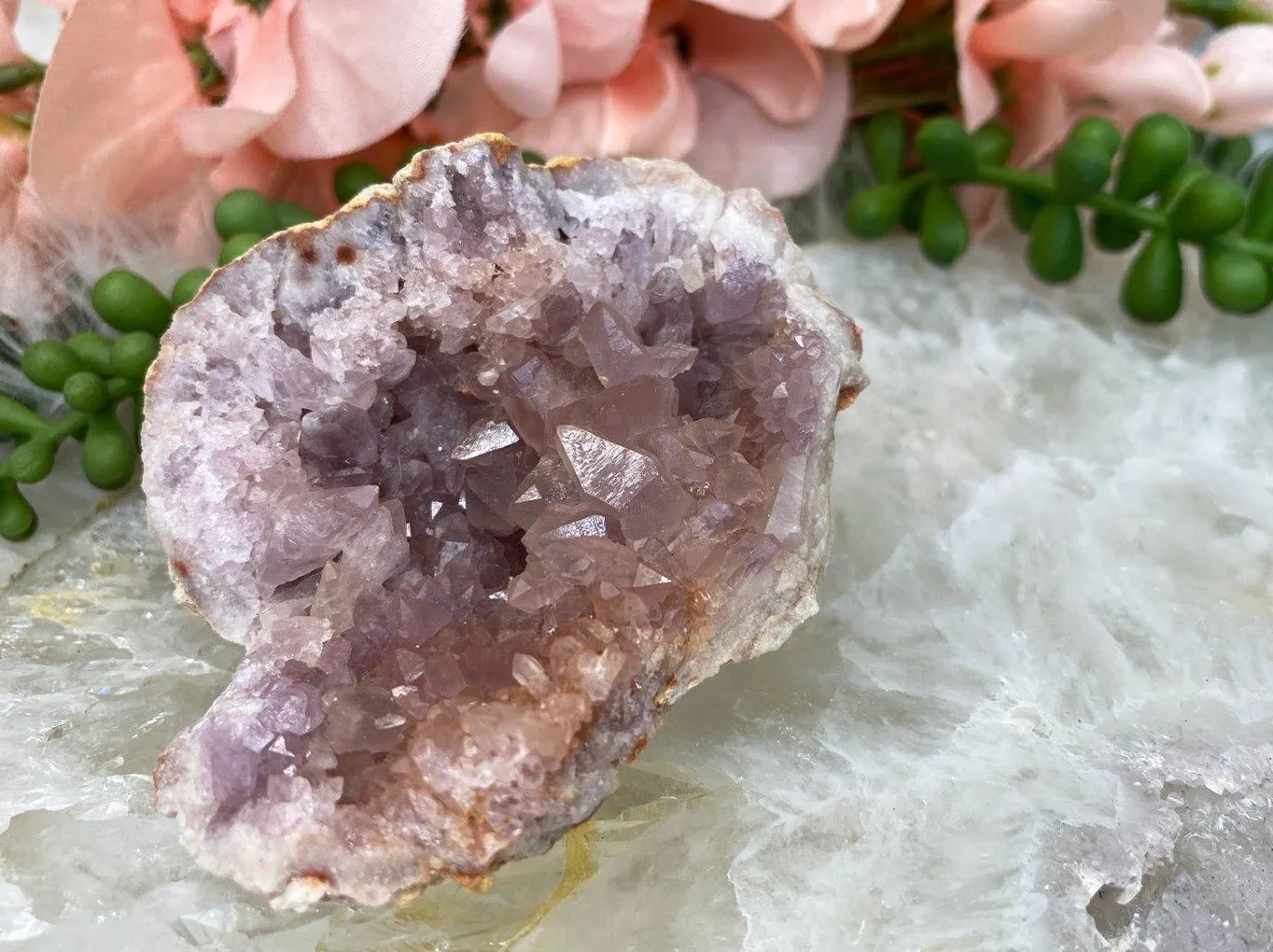 Argentina Pink Amethyst Geodes