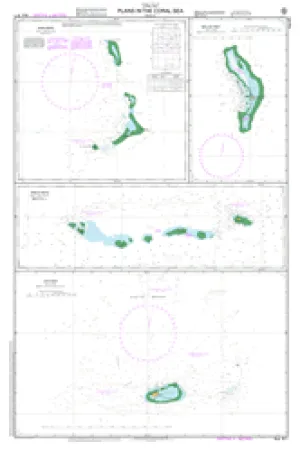 AUS611 Australia - East Coast - Coral Sea - Plans in the Coral Sea (Sheet 2)