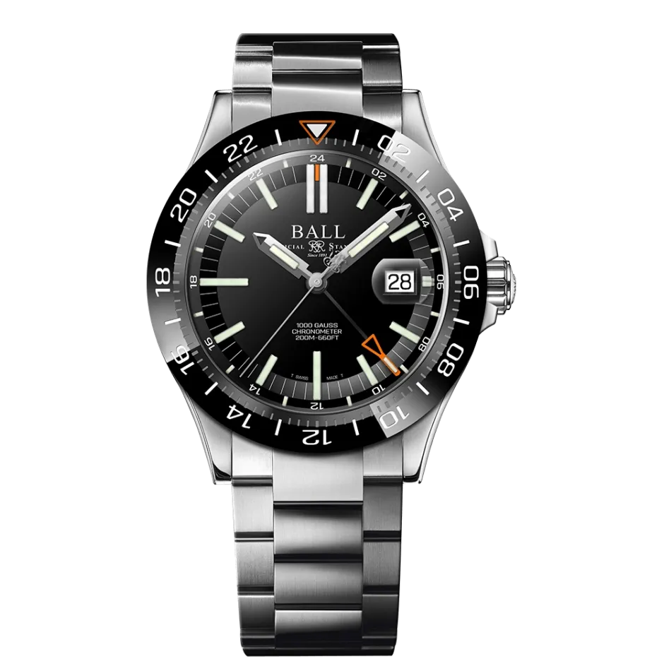 Ball Engineer III Outlier Black GMT with Black Ceramic Bezel 40mm Automatic