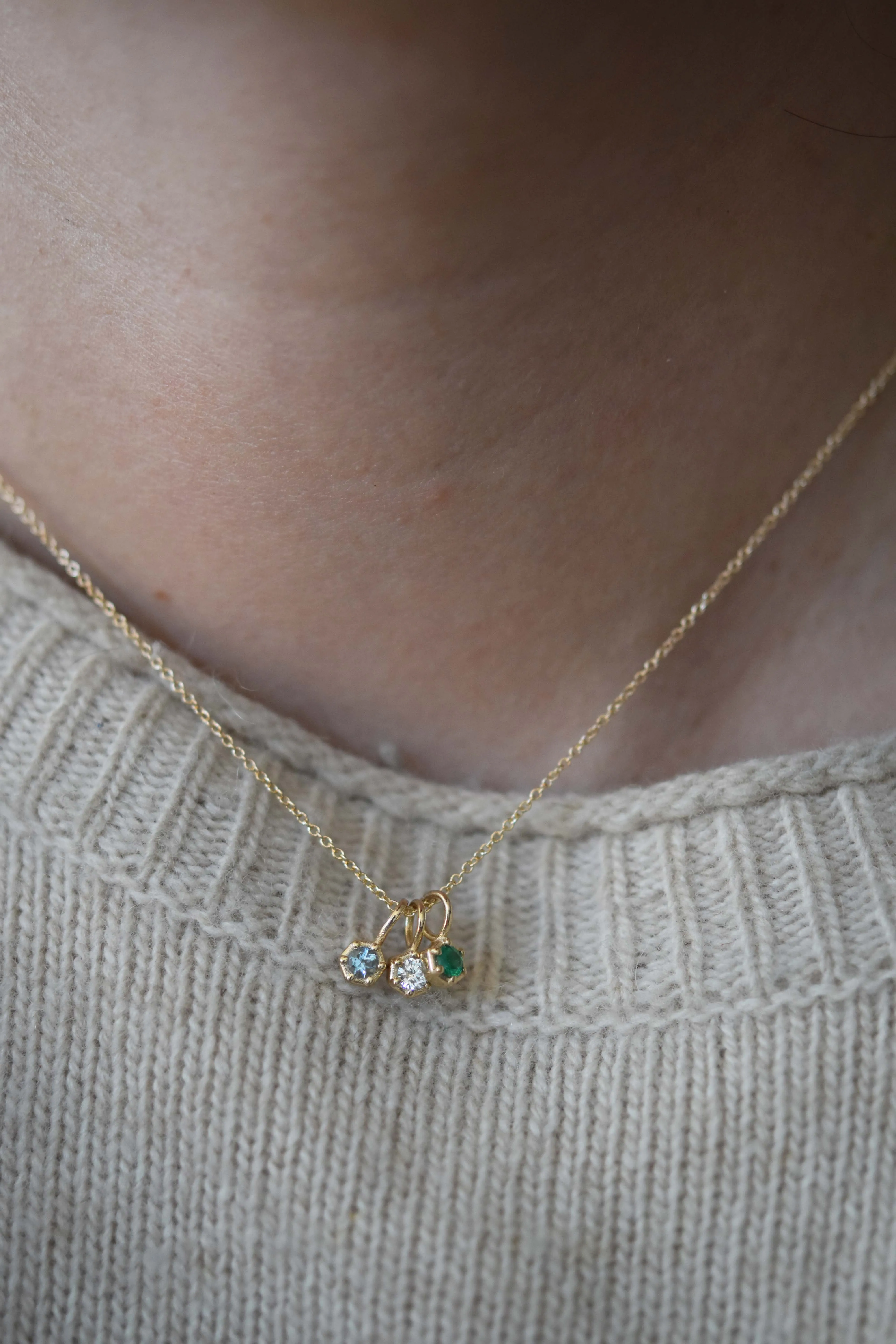 Birthstone Pendant - Opal