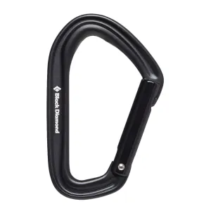 Black Diamond HotForge Straight Gate Carabiner Black | Buy Black Diamond HotForge Straight Gate Carabiner Black here | Outnorth