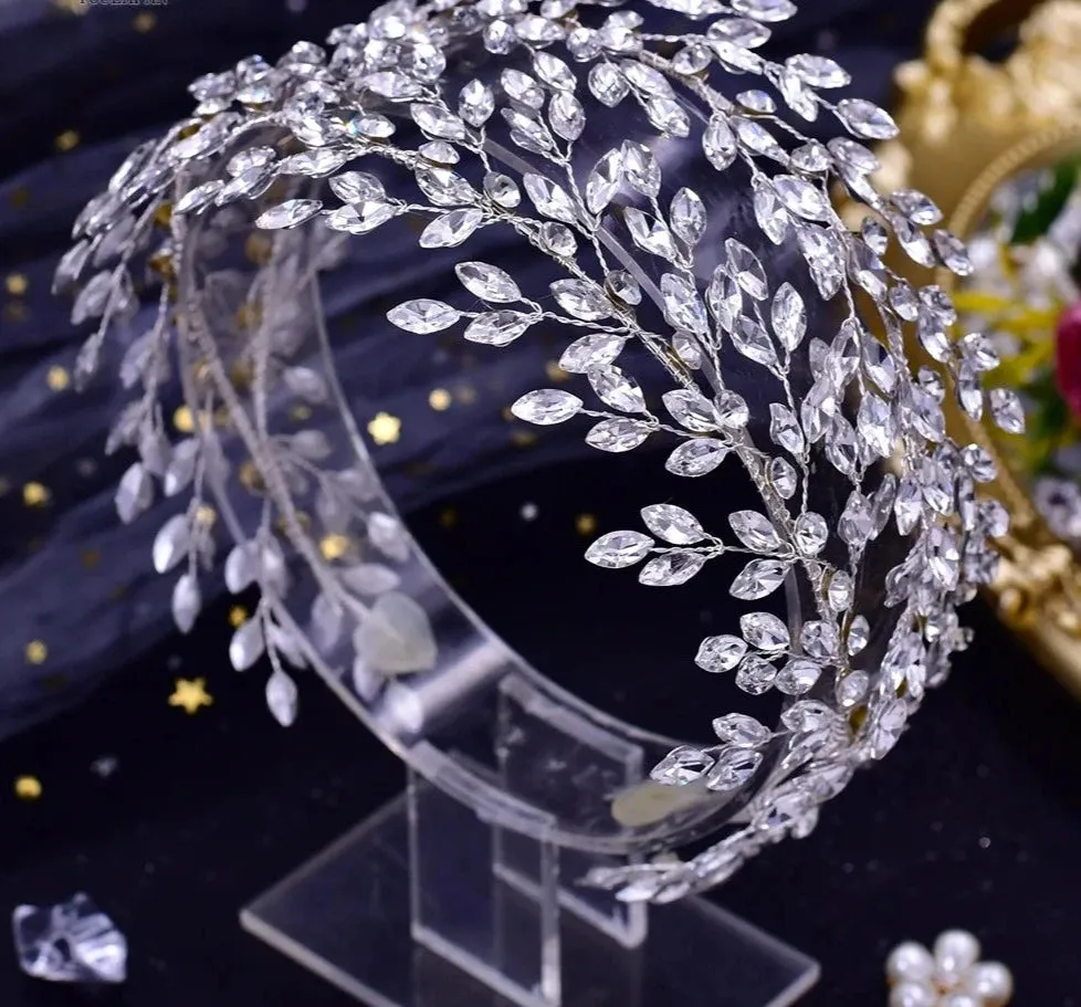 Bridal Tiara Crystal Rhinestone Hairbands Wedding Accessories Headbands