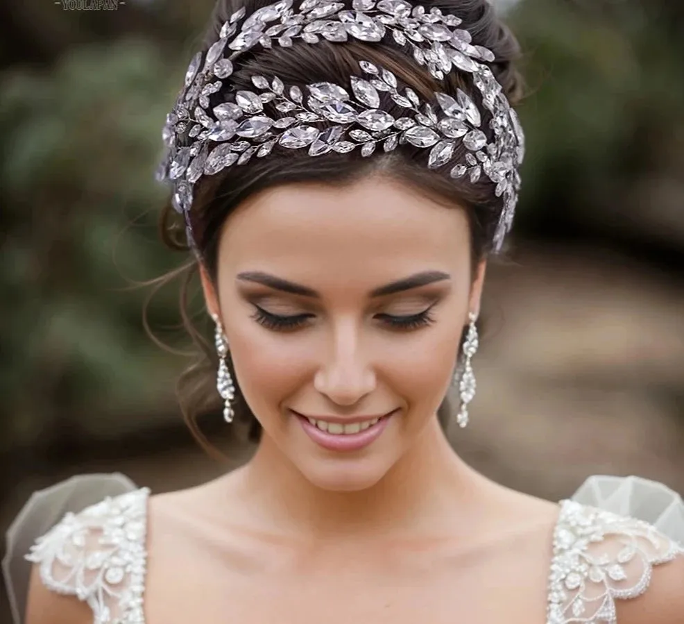 Bridal Tiara Crystal Rhinestone Hairbands Wedding Accessories Headbands