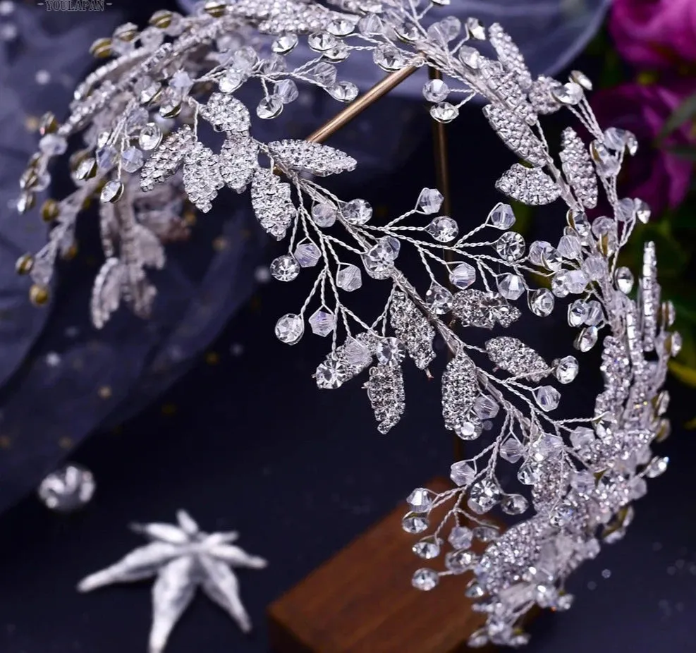 Bridal Tiara Crystal Rhinestone Hairbands Wedding Accessories Headbands