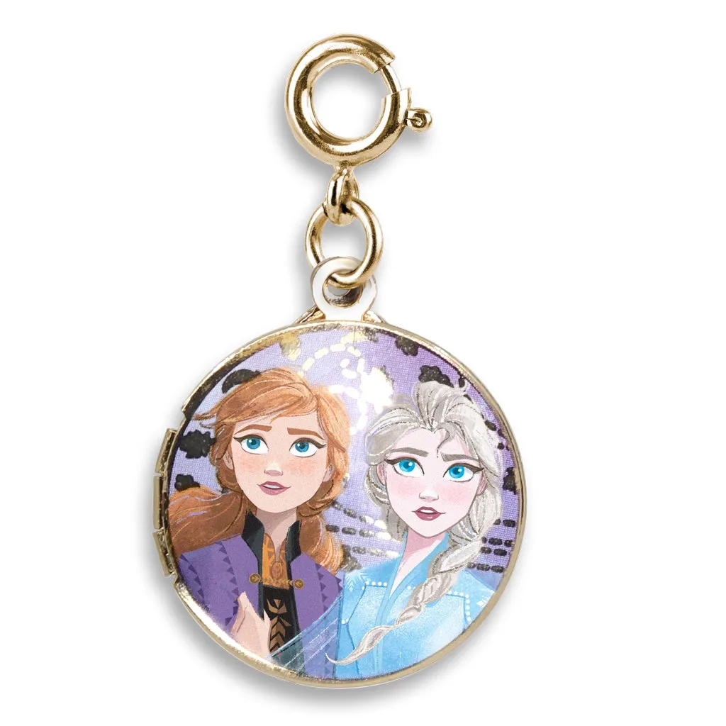 Charm It! Gold Elsa & Anna Locket Charm