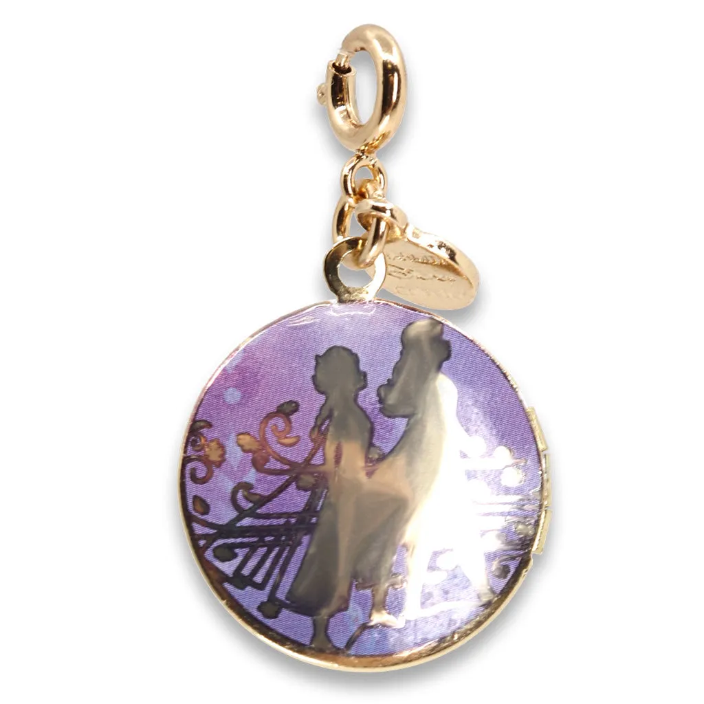 Charm It! Gold Elsa & Anna Locket Charm