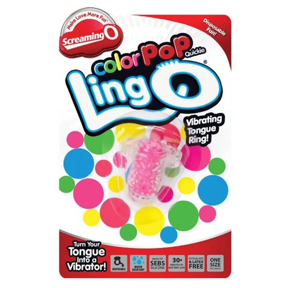 Color Pop Ling-O Vibrating Tongue Ring