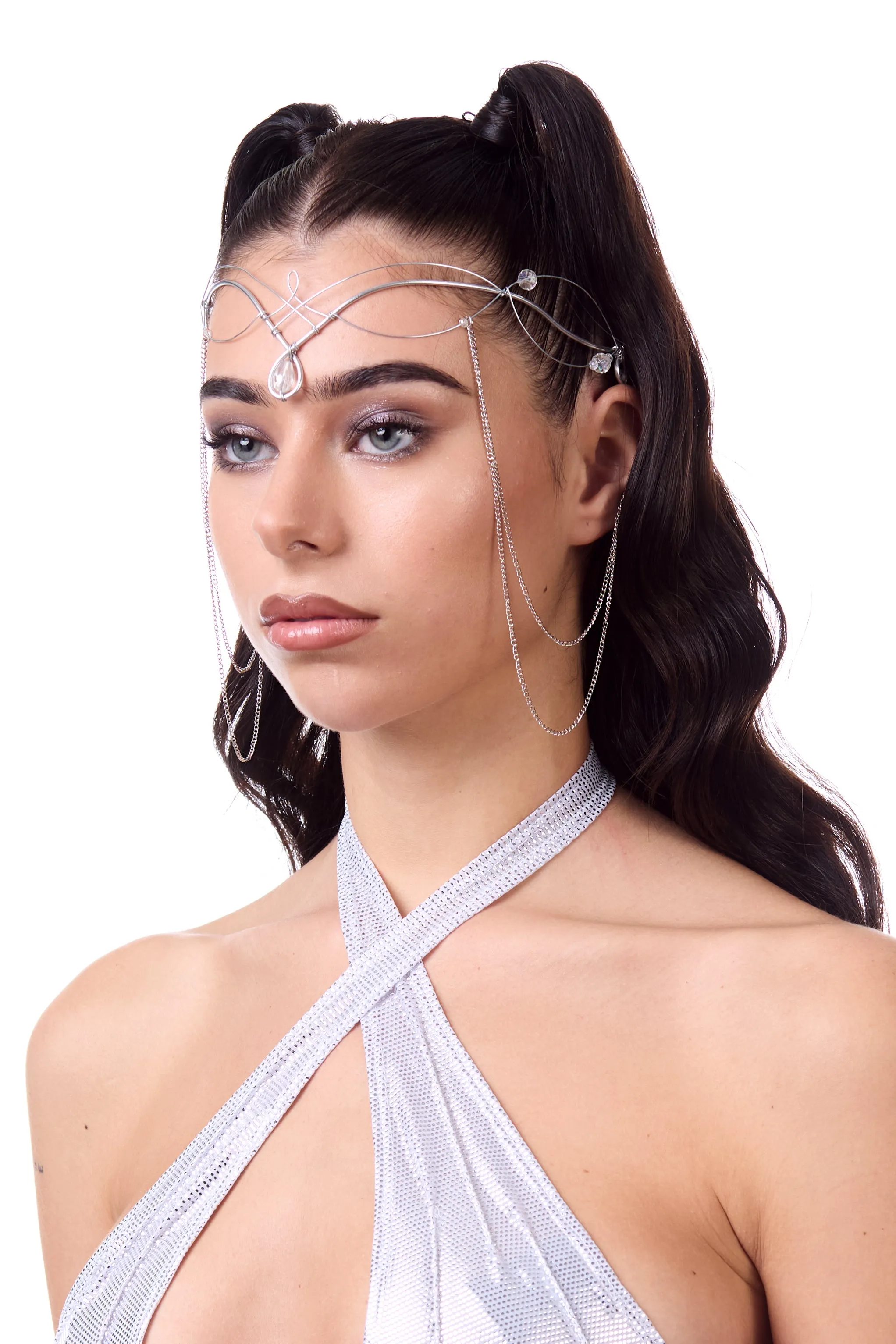 Crystal Clear Wire Tiara