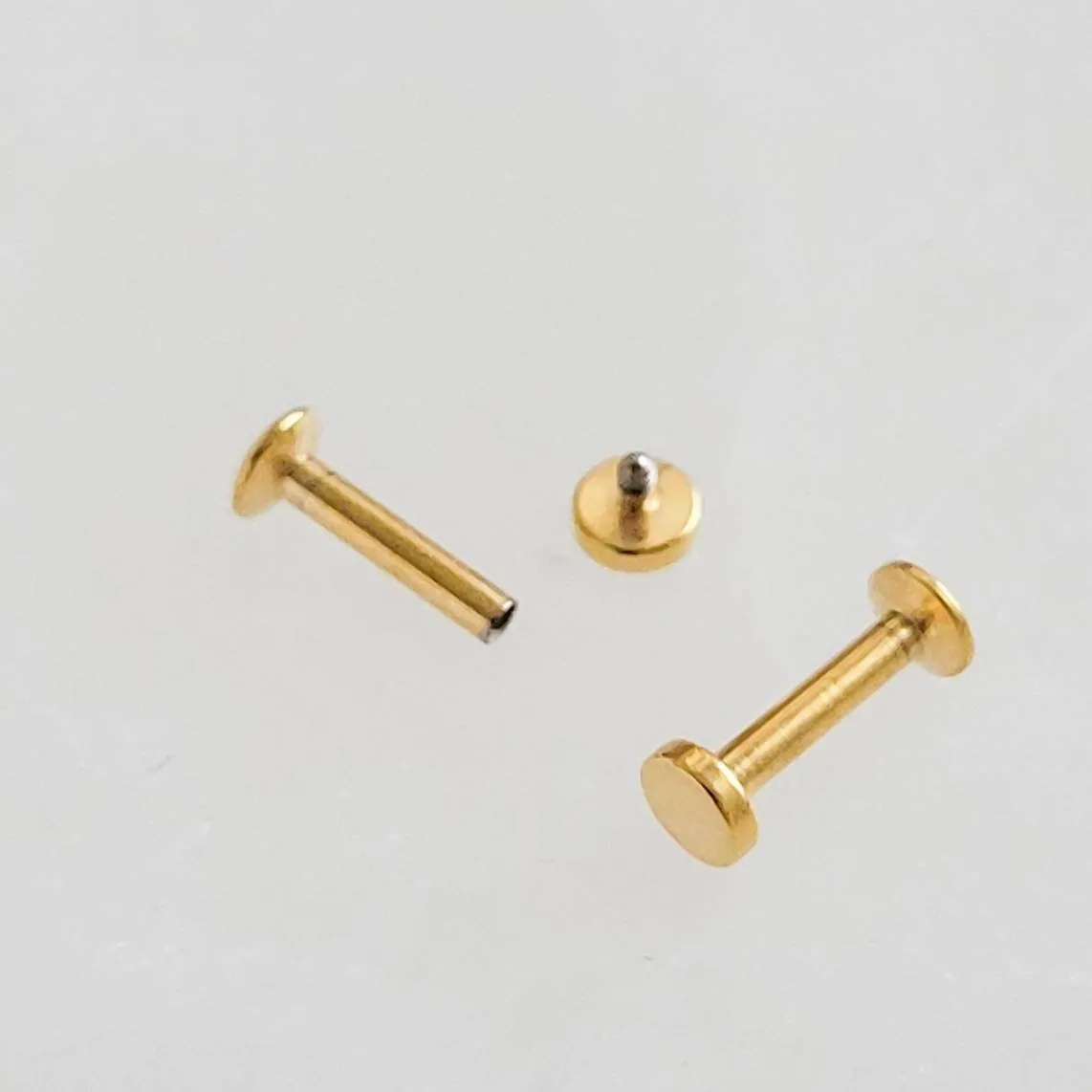 Dainty Flat Back Dot Studs