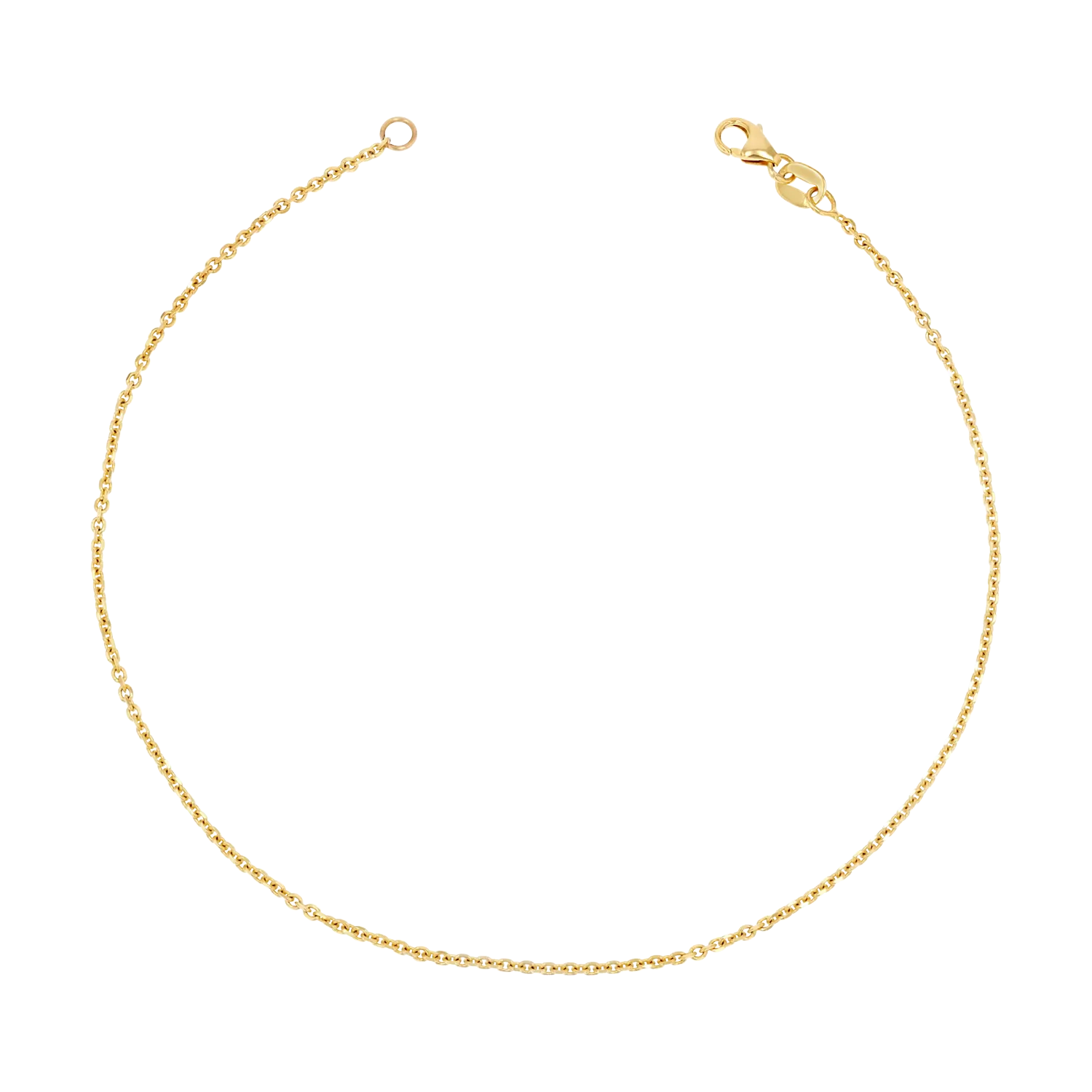 Diamond Cut Chain Anklet