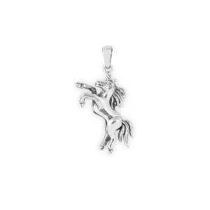 Elegant Horse Silver Locket