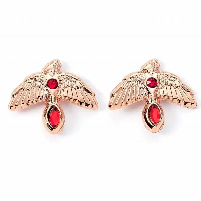 Fawkes Rose Gold Plated Stud Earrings WES00113