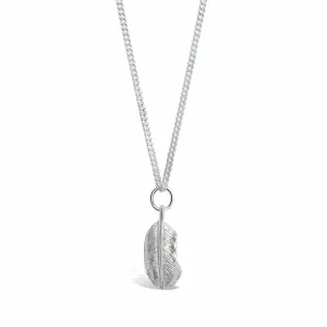 Feather Pendant | Silver