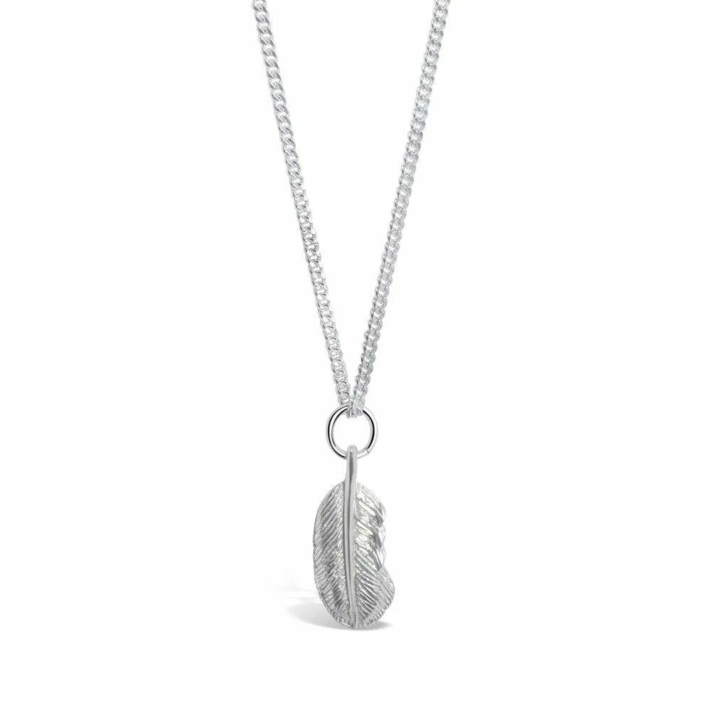 Feather Pendant | Silver