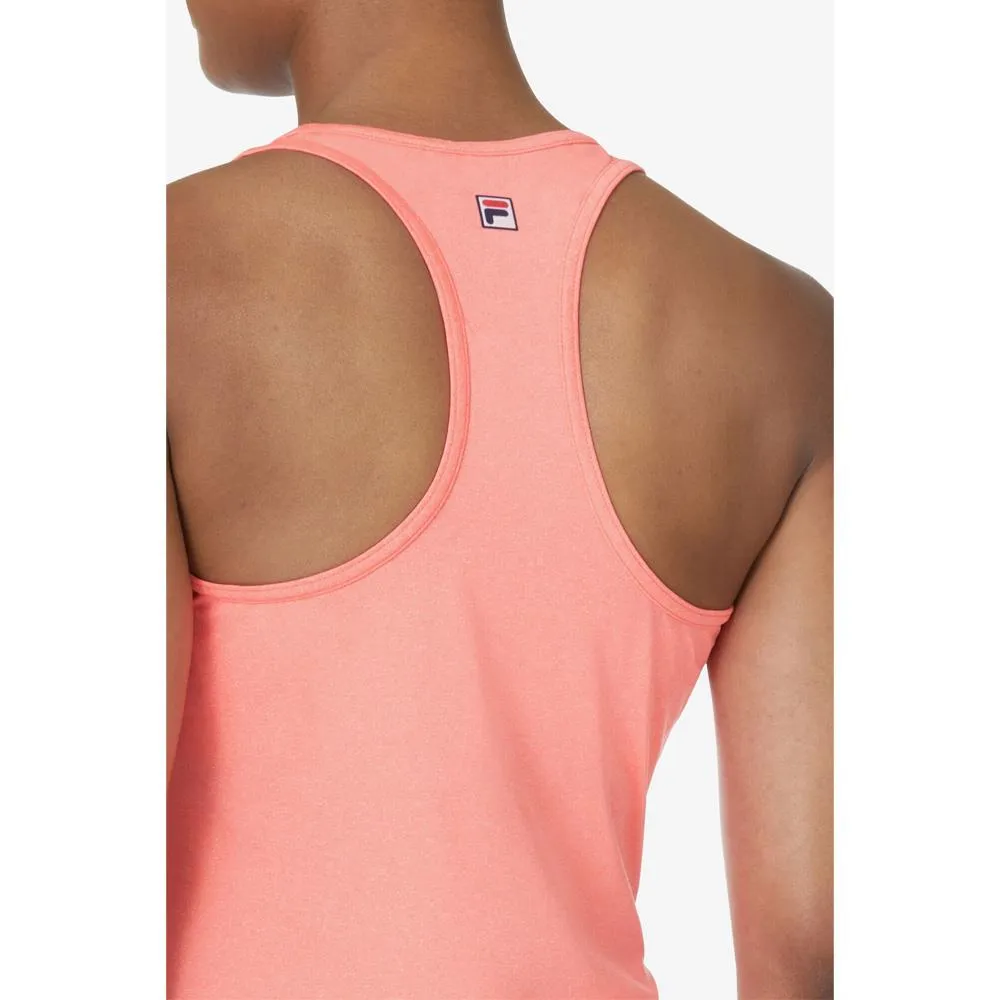 Fila Women's Essentials Racerback Loose Fit Tank - Fiery Coral