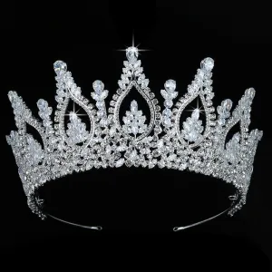 Fine Cubic Zirconia Queens Tiara  Crown