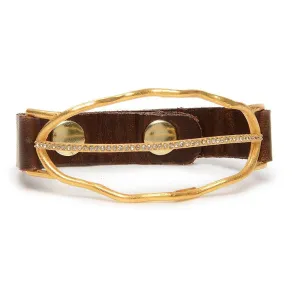 Gina Riley Gold Leaf Bracelet RR1095