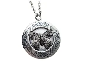 Handmade Butterfly Locket Necklace