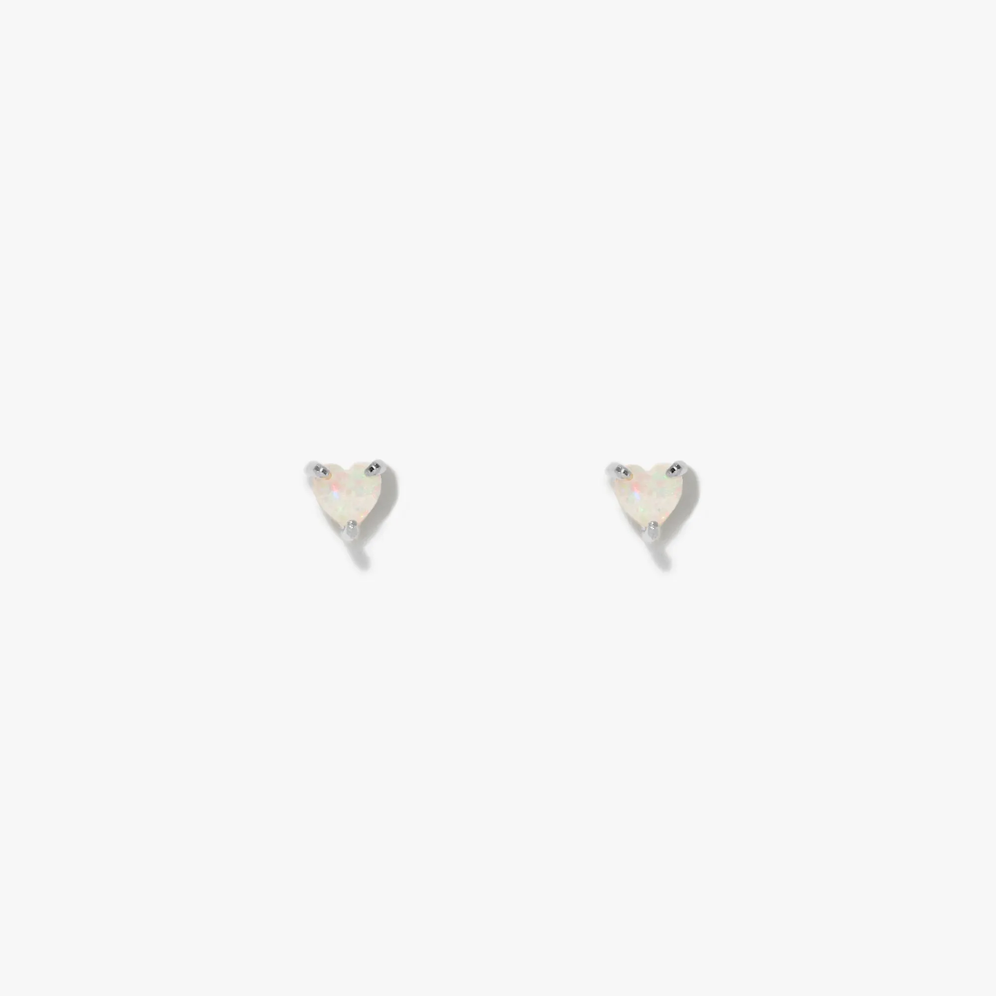 Heart Opal Studs (Pair)