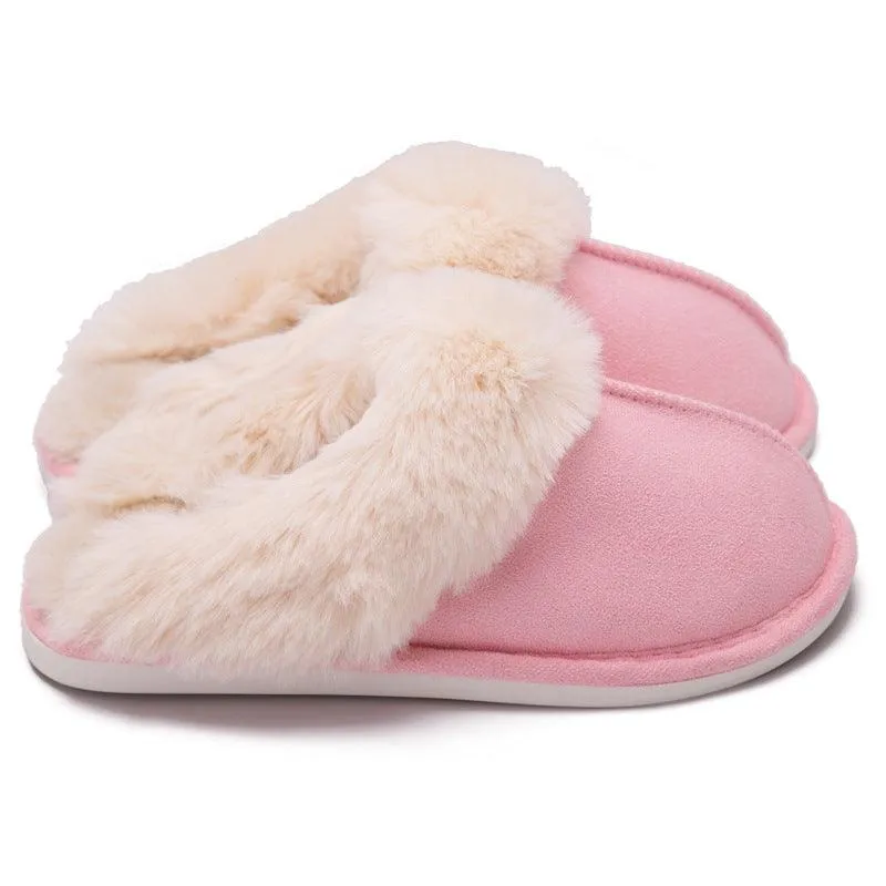 Home Indoor And Outdoor Warm Velvet Slippers