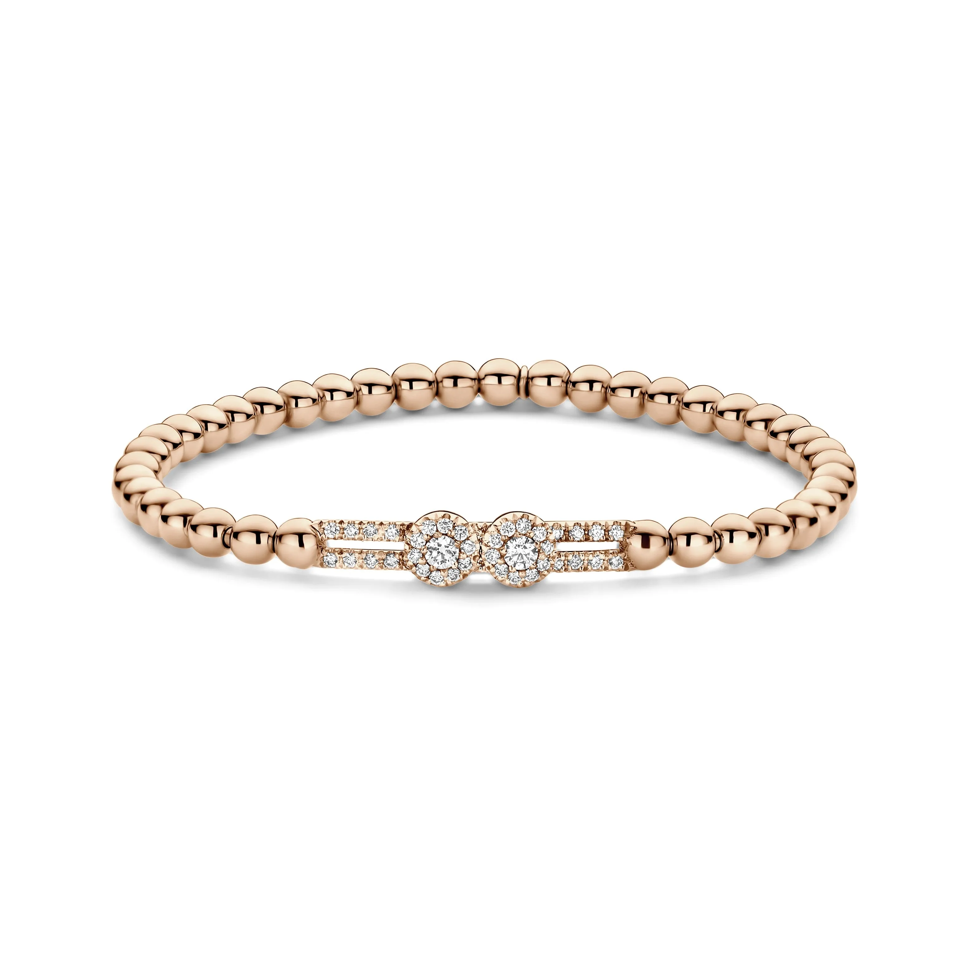 Hulchi Belluni 'Tresore' Duo Slider Diamond Stretch Bracelet (20352abH4)