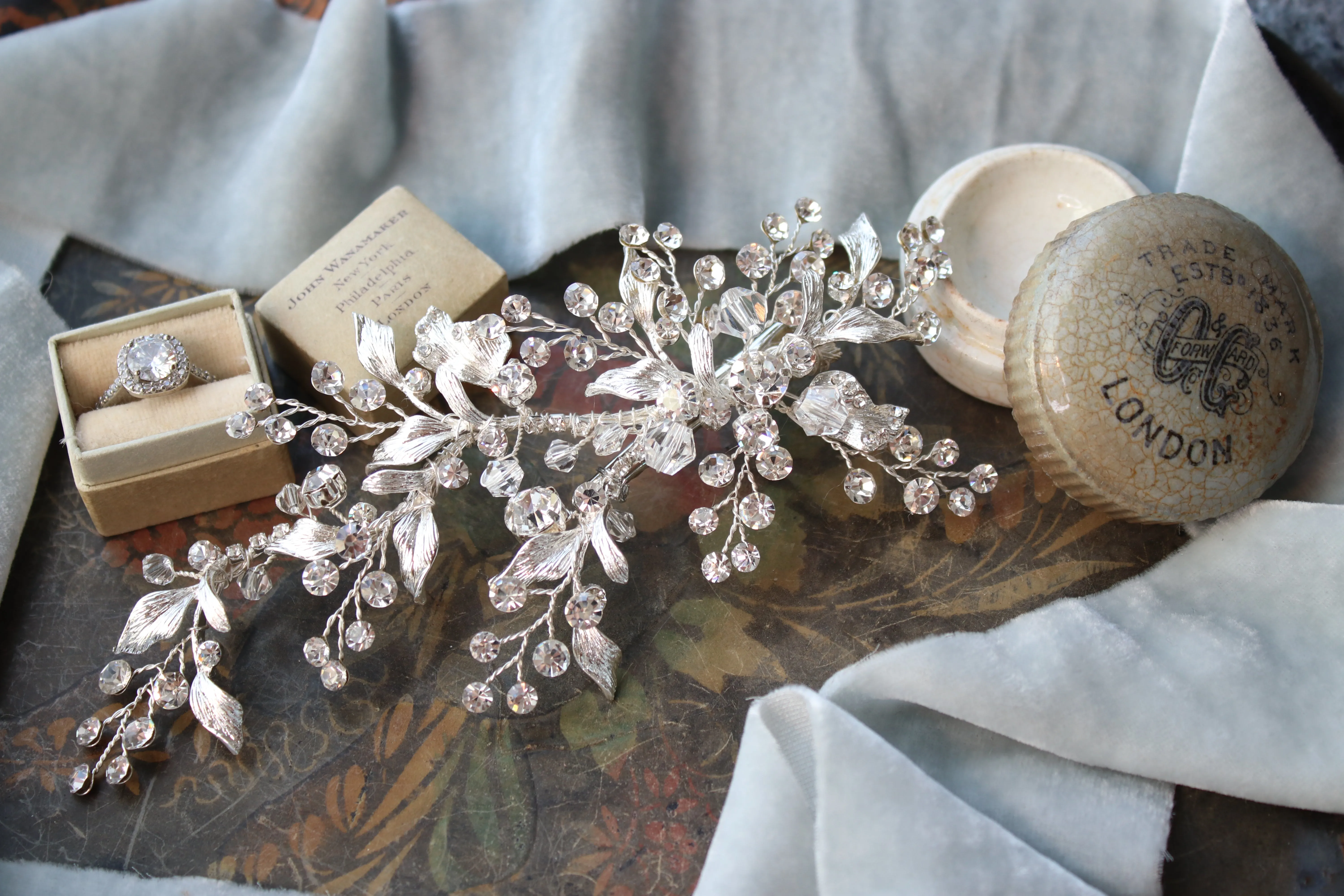 JENNA Crystal Bridal Hair Clip